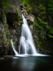 Fototapeta na wymiar Bash Bish Falls in Mountain Washington, Massachusetts
