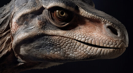 dinosaur head generativa IA