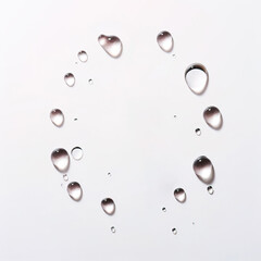 water drops, background for cosmetic advertising.