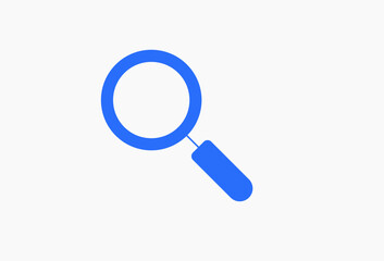 Geometric search illustration in flat style design. Vector illustration and icon. 