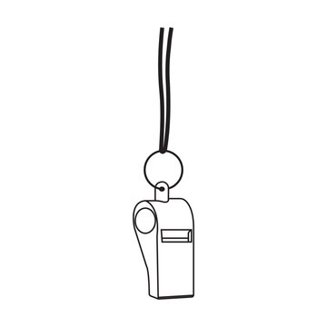 whistle vector icon
