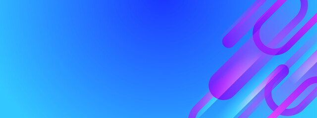 abstract gradient geometric banner