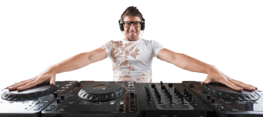 male electronic music dj