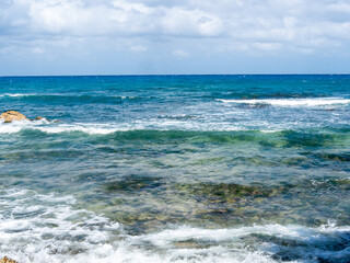 Fototapeta na wymiar JAMAICA WATER
