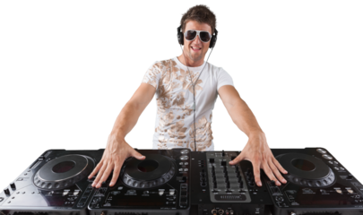 male electronic music dj