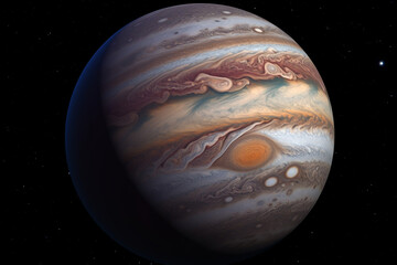 木星のイメージ：AI生成画像