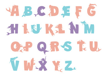 mermaid alphabet