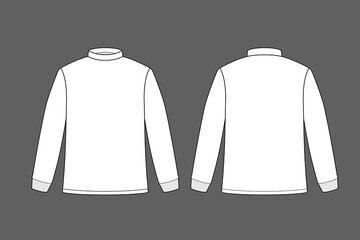 T-shirts Outline to Detailed Vector