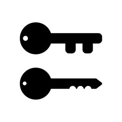 열쇠 2종 실루엣