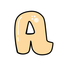 graffiti alphabet bubble