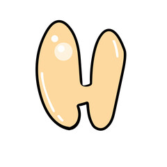 graffiti alphabet bubble