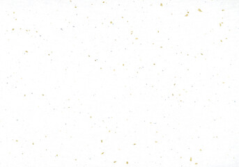 Luxury white Japanese paper studded with gold leaf.