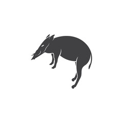 wild boar silhouette