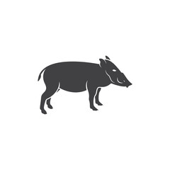 wild boar silhouette