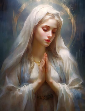 Mary Mother Of Jesus - Our Lady Of Sorrows - Generative AI