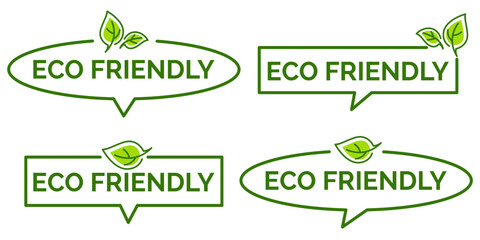 Set of eco friendly icons. Ecologic food stamps. Organic natural food labels.	