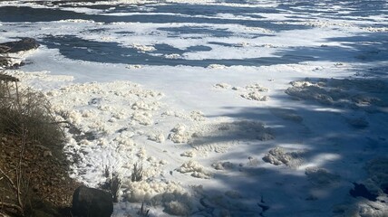 Foam River Winner Clean Up White Cream Dirty Blue