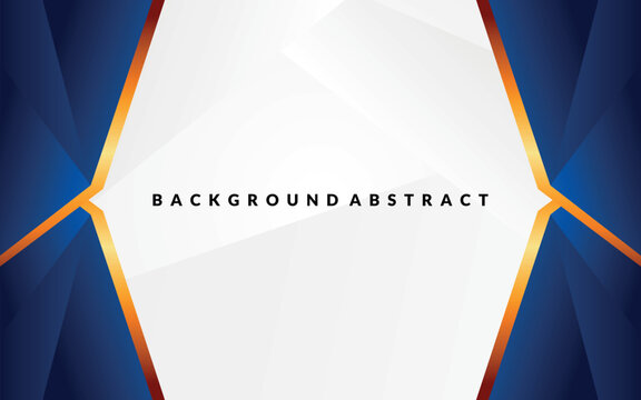 vector simple white business background with blue border