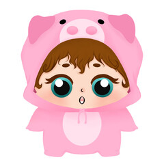 Baby piggy cartoon