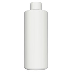 Realistic bottle mock up on white background.3D Rendering 