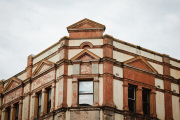 old building in the town