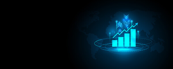 stock market trading investment concept abstract background image