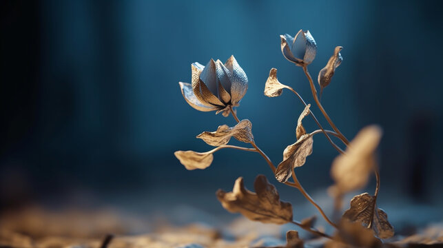 flower in the morning HD 8K wallpaper Stock Photographic Image