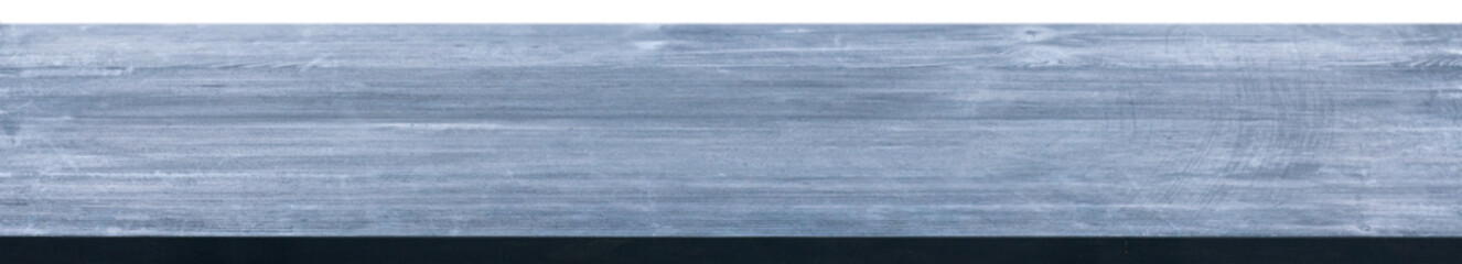 Empty table made from wood on background