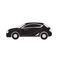 Fototapeta na wymiar simple car silhouette vector illustration design in black color. suitable for automotive, logos, icons, websites, concepts, t-shirt and sticker designs, companies, posters, advertisements.