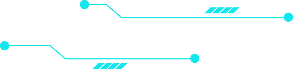 Obraz premium Tech Sci-Fi abstract HUD display futuristic