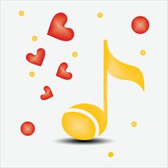 Love 3D icons vector design