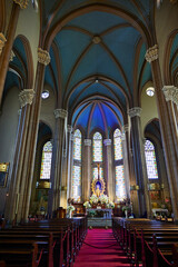 Fototapeta premium The Church of St. Anthony of Padua in Istanbul. View inside
