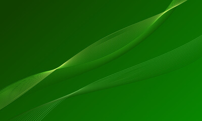 green lines curve wave smooth gradient abstract background