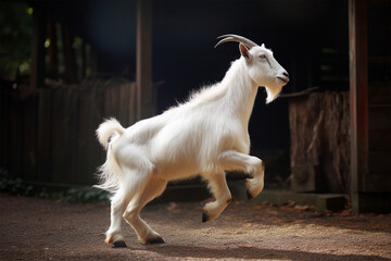 Generative AI.
a cute goat is dancing