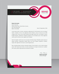 Creative and modern business letterhead, stationery and brand identity template design with A4 creative vector shape