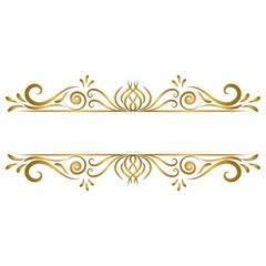 Vector vintage royal title border or text frame ornament elements, Luxury vintage Border wedding invitation card