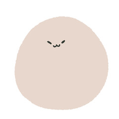 circle Face happy meow emotional icon colourful