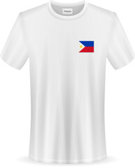 T-shirt with Philippines flag