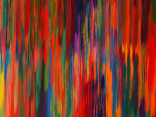 Colorful oil paint brush abstract background blue red orange