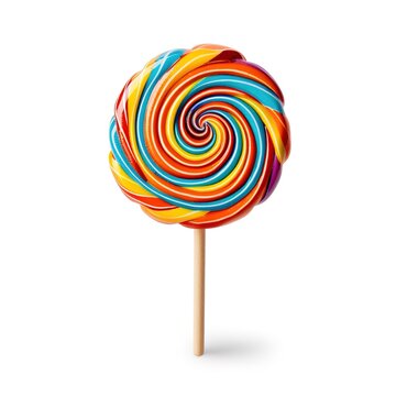 Photo of Chupa Chups lollipop with a white background