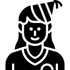 woman solid icon