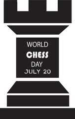 WORLD CHESS DAY IN JULY 20