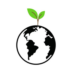 green planet earth icon