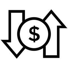 Trade Outline Vector Icons