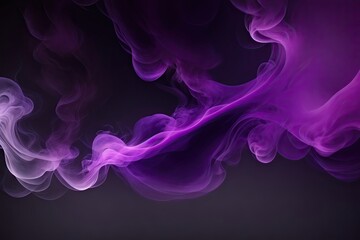 Obraz premium Panoramic view of the abstract fog. design colorfull clouds, fog, smoke for design, ai generative