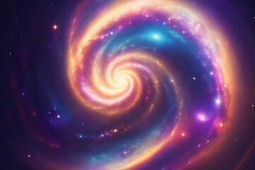 Fototapeta premium Beauty of deep space. Colorful graphics for background, ai generative