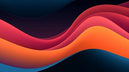 Fluid abstract background with colorful gradient