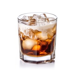White Russian isolate white background