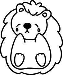 Porcupine outline