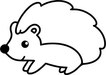 Porcupine outline